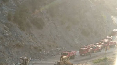 Dün çatışma bugün yangın