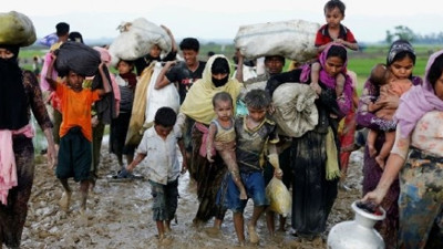 Arakan'a yardım havadan