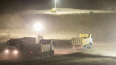 ODTÜ'de yol yapımı başladı