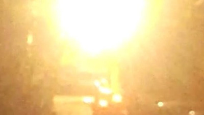 Elektrik telleri bomba gibi patladı mahalleli panik yaşadı