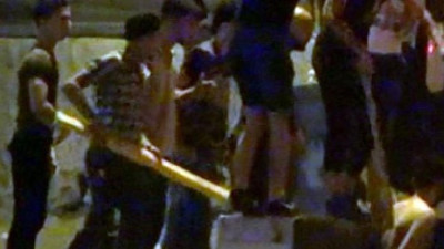 Suriyeliler eğlence mekanı basmaya kalktı