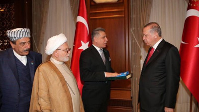 ITC Başkanı Erşad Salihi, Cumhurbaşkanı Erdoğan'ı ziyaret etti