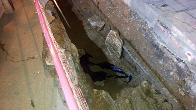 İstanbul'da kazıda insan kemikleri bulundu