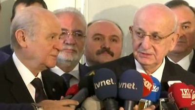 İsmail Kahraman Devlet Bahçeli'den destek istedi