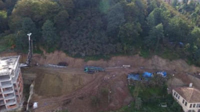 Sürmene’de heyelan tehlikesi