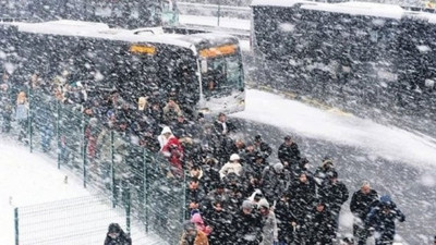 İstanbul'a beklenen kar geldi