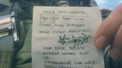 Türk pilottan duygulandıran mesaj