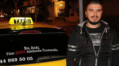 Şehit ailelerine ücretsiz taksi (14 Şubat 2018)