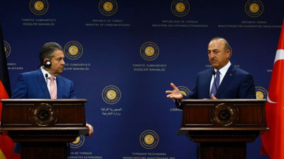 Çavuşoğlu ve Gabriel'den basın açıklaması