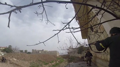 Cinderes'teki sokak çatışmaları görüntülendi