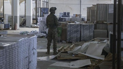 Afrin'de teröristlerin karargahı bulundu