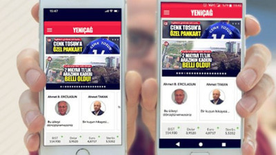 Yeniçağ mobil uygulaması yayında