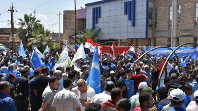 Irak'ta Türkmenlerin seçim protestosu büyüyor