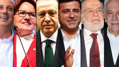 Cumhurbaşkanı adaylarının pusuladaki yeri belli oldu