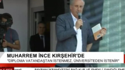 İnce, Erdoğan'a Kırşehir'den cevap verdi