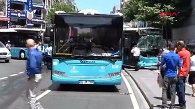 İstanbul'da halk otobüsü terörü