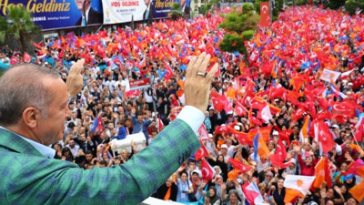 Erdoğan'dan İnce'nin mitingine: "500 kişi yok"