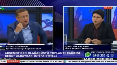 İYİ Partili Lütfü Türkkan'dan 'Berat Albayrak' uyarısı