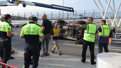 Avrasya Tüneli girişinde kaza