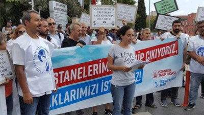 Sağlık çalışanlarından ‘performans ücreti’ eylemi