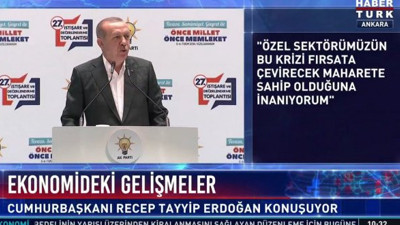 Erdoğan’dan iki farklı ‘kriz’ açıklaması