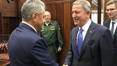 Bakan Akar, Şoygu ile görüştü (27 Ekim 2018)