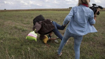 Macaristan’dan o çelmeyi takan kameraman için karar