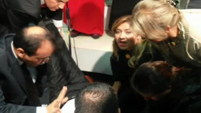 İYİ Parti'li Cesur o solisti ziyaret etti