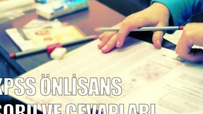 KPSS önlisans sınavı soru ve cevapları yayınlandı mı?