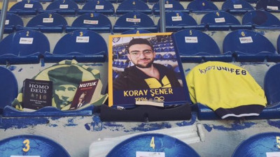 Fenerbahçe taraftarından Koray Şener için anma töreni