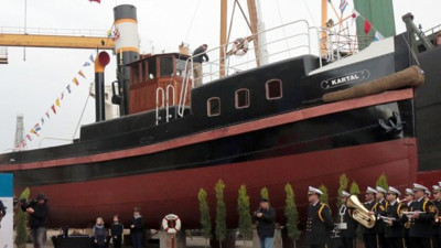 Kartal istimbotu törenle Deniz Kuvvetleri'ne teslim edildi