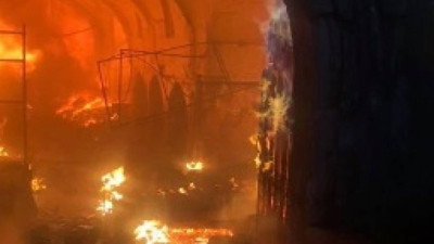 Osmanlı tarihi Kayseri Çarşısı kül oldu!