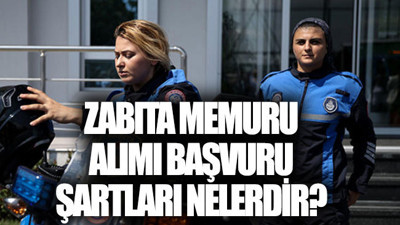 Zabıta memur alımı başvuru şartları (Arnavutköy Belediyesi)