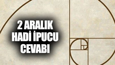 2 Aralık Hadi ipucu: Fotoğrafçılıkta 1/3 kuralı oranı ismi nedir?