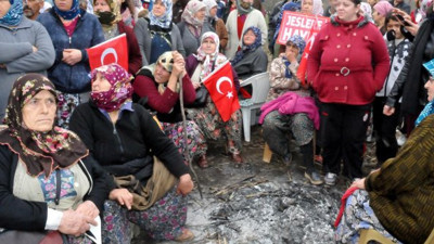 Jeotermal istemeyen mahalleliye biber gazlı müdahale