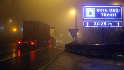 Bolu Tüneli’nin Ankara yönü yeniden açıldı