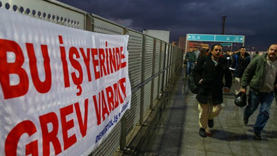 İZBAN’da grev başladı