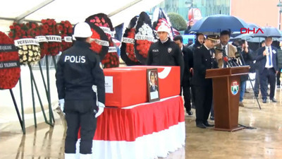Şehit emniyet müdürü Altuğ Verdi'ye son veda