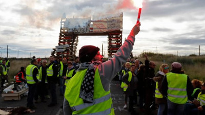 Sarı yelekliler bir ülkeye daha sıçradı