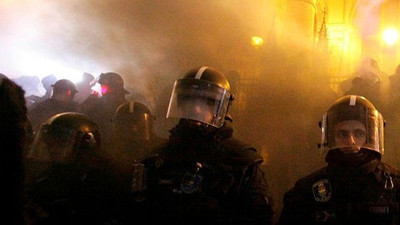 Macaristan'da "fazla mesai" protestosu devam ediyor