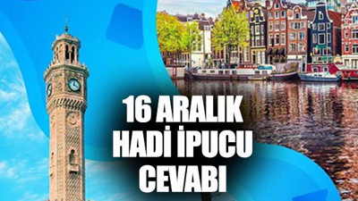 Hadi ipucu 16 Aralık: Uçağınız Schiphol Havalimanı'na iniyorsa nereye gidiyorsunuz?