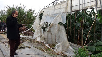 Anamur'u yine hortum vurdu