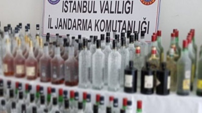 İstanbul'da sahte içkiye 2 tutuklama