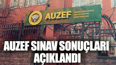 AUZEF sınav sonuçları açıklandı