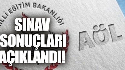 Açık lise AÖL sınav sonuçları açıklandı