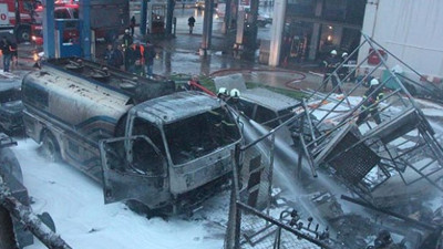 Şanlıurfa'da akaryakıt istasyonunda patlama