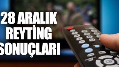 28 Aralık 2018 Cuma reyting sonuçları açıklandı