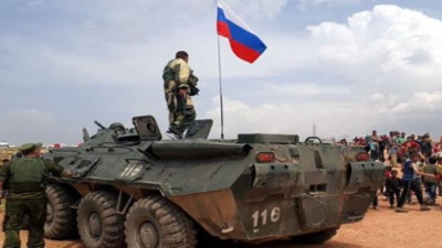 PKK/YPG ile Rus askerinden ortak devriye