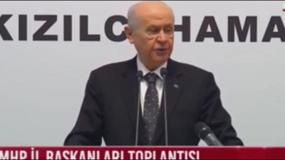 Bahçeli'den prompter tepkisi