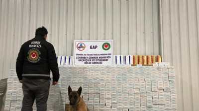 30 bin paket kaçak sigara ele geçirildi